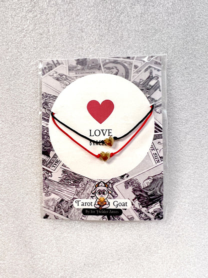 LOVE AMULET: Connected by Heart – Minimalist Bracelets for Friendship and Love