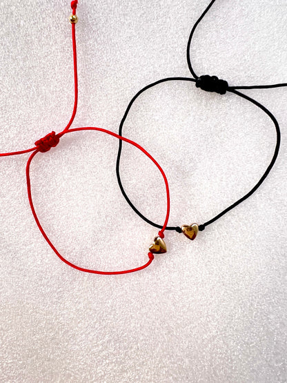 LOVE AMULET: Connected by Heart – Minimalist Bracelets for Friendship and Love