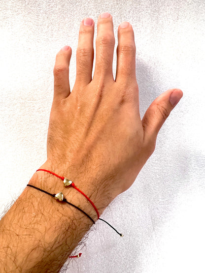 LOVE AMULET: Connected by Heart – Minimalist Bracelets for Friendship and Love