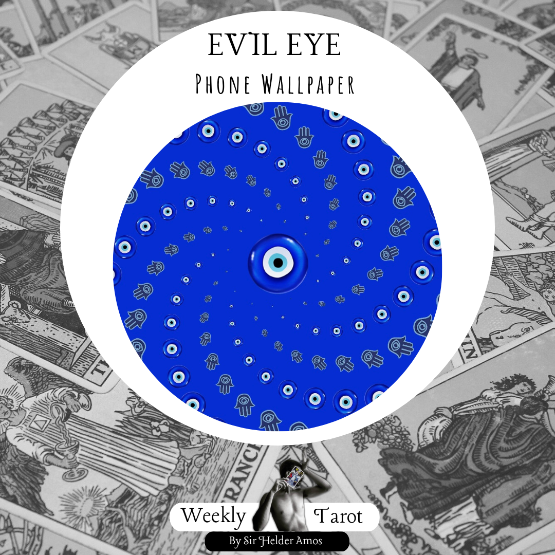 Free: Evil Eye Emoji Phone Wallpaper.