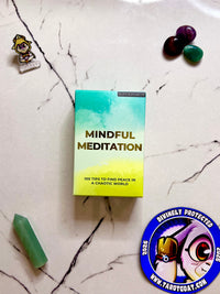 Set of 100 cards with tips for meditations for sale online shopping fast shipping in the us