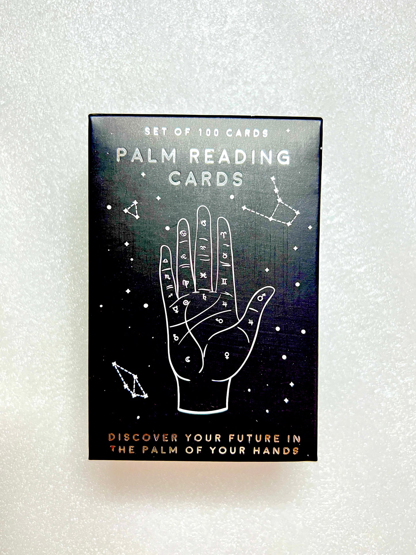 Learn how to read palm with these flash cards for sale free shipping in the US