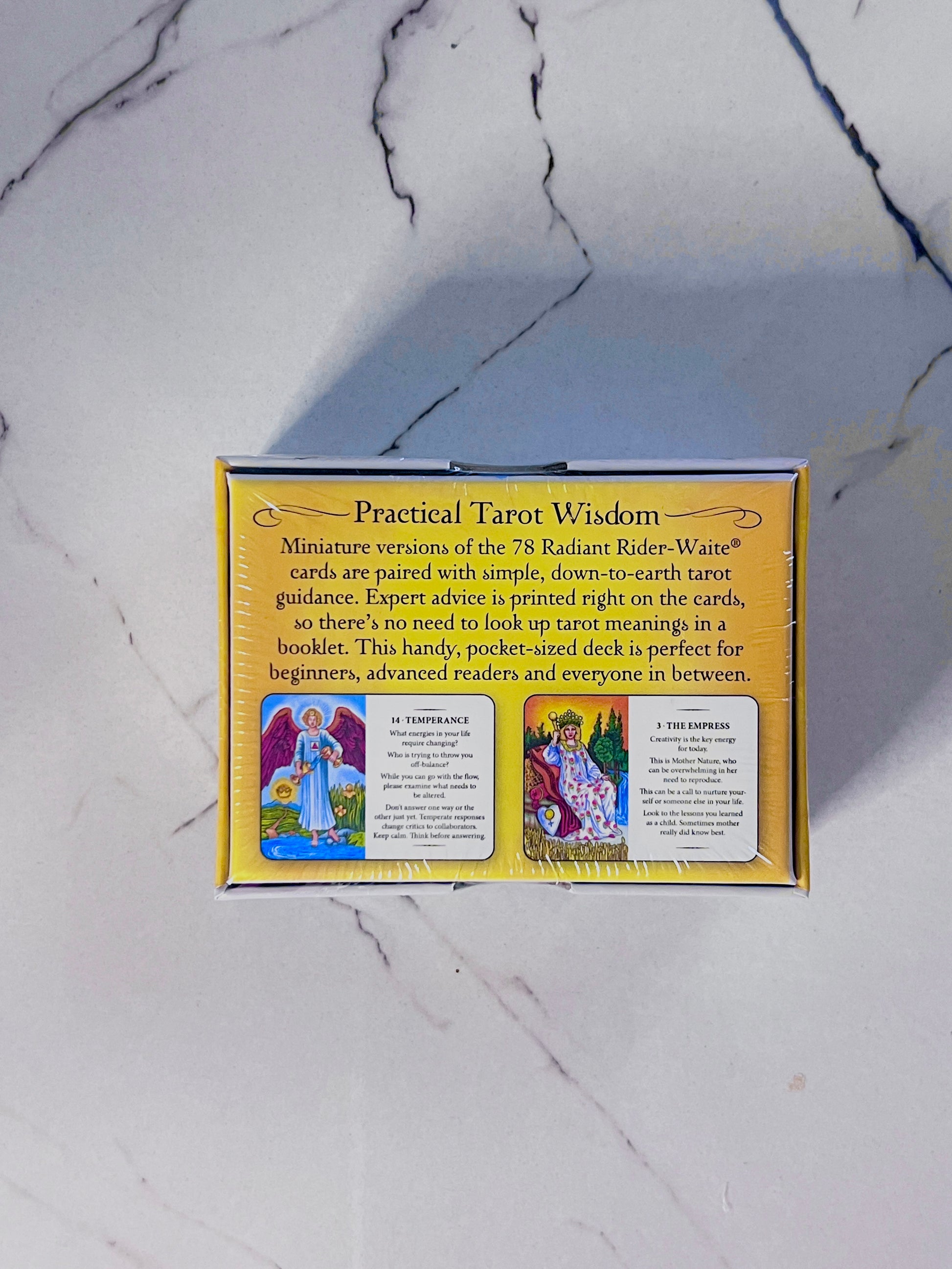 Classic Tarot Deck for Sale with Keywords for beginners 