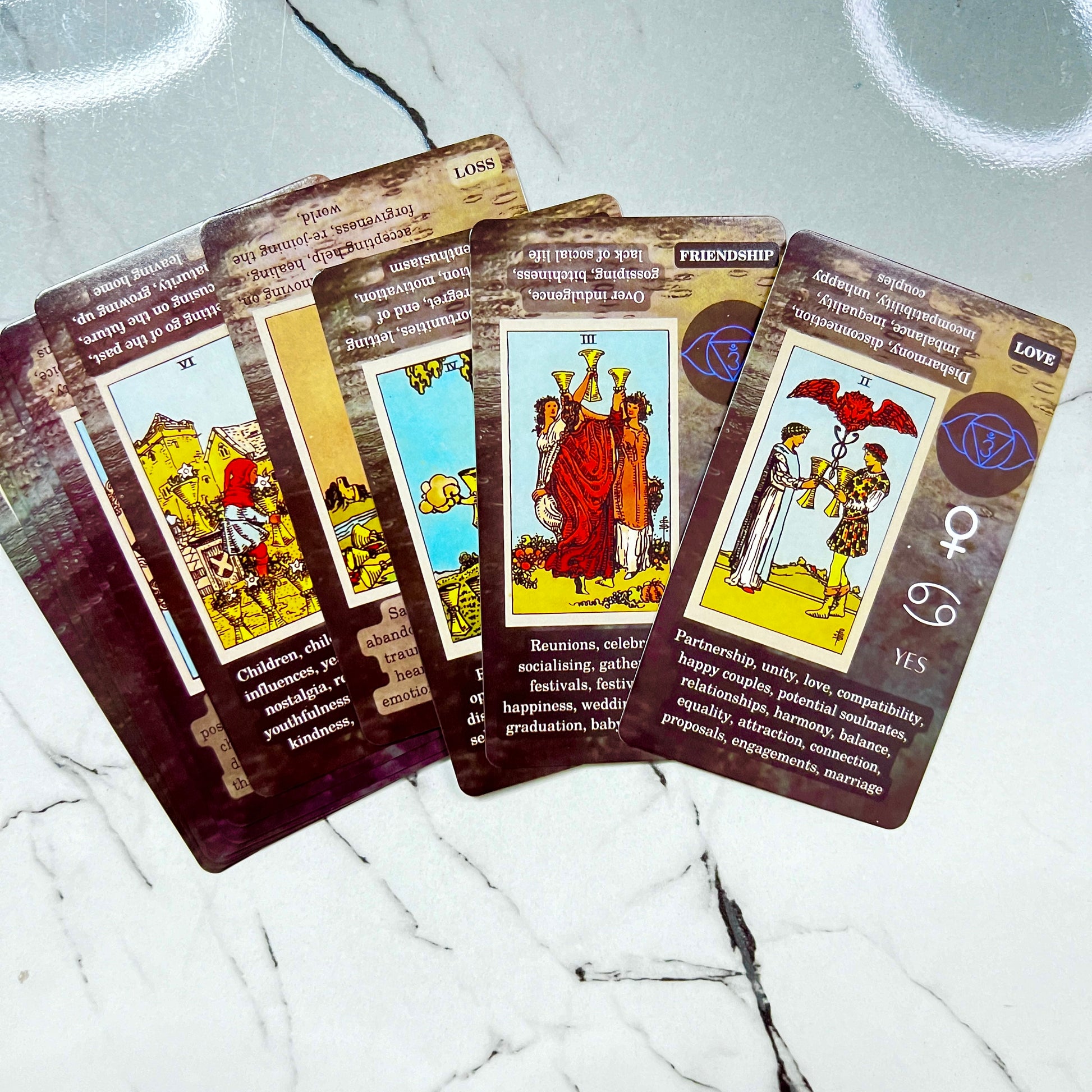 Flash Cards Tarot Deck with meaning for sale on discount 