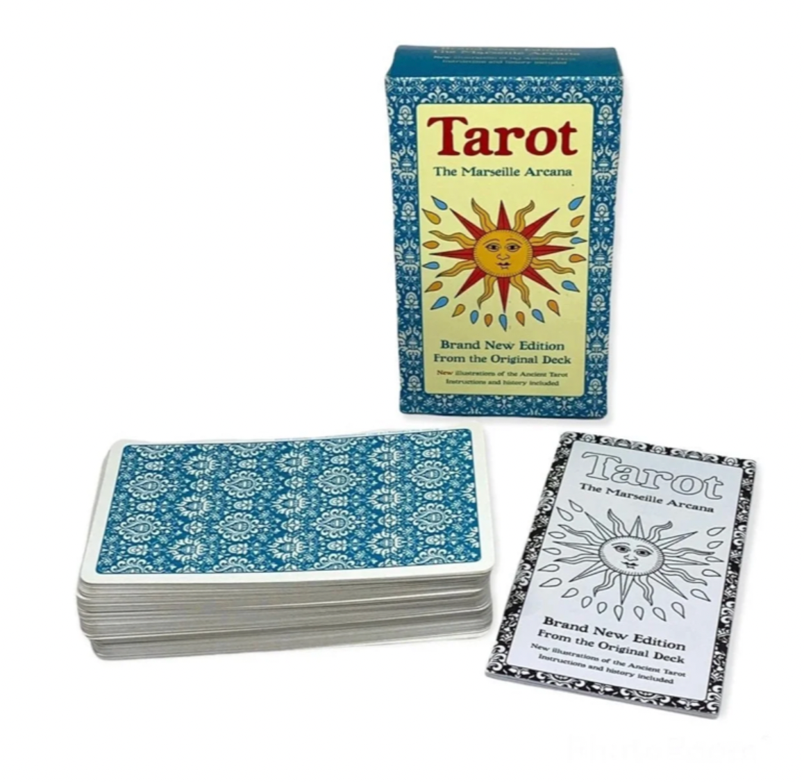 The Marseille Arcana Tarot Deck with Guidebook Remastered 1760 Version