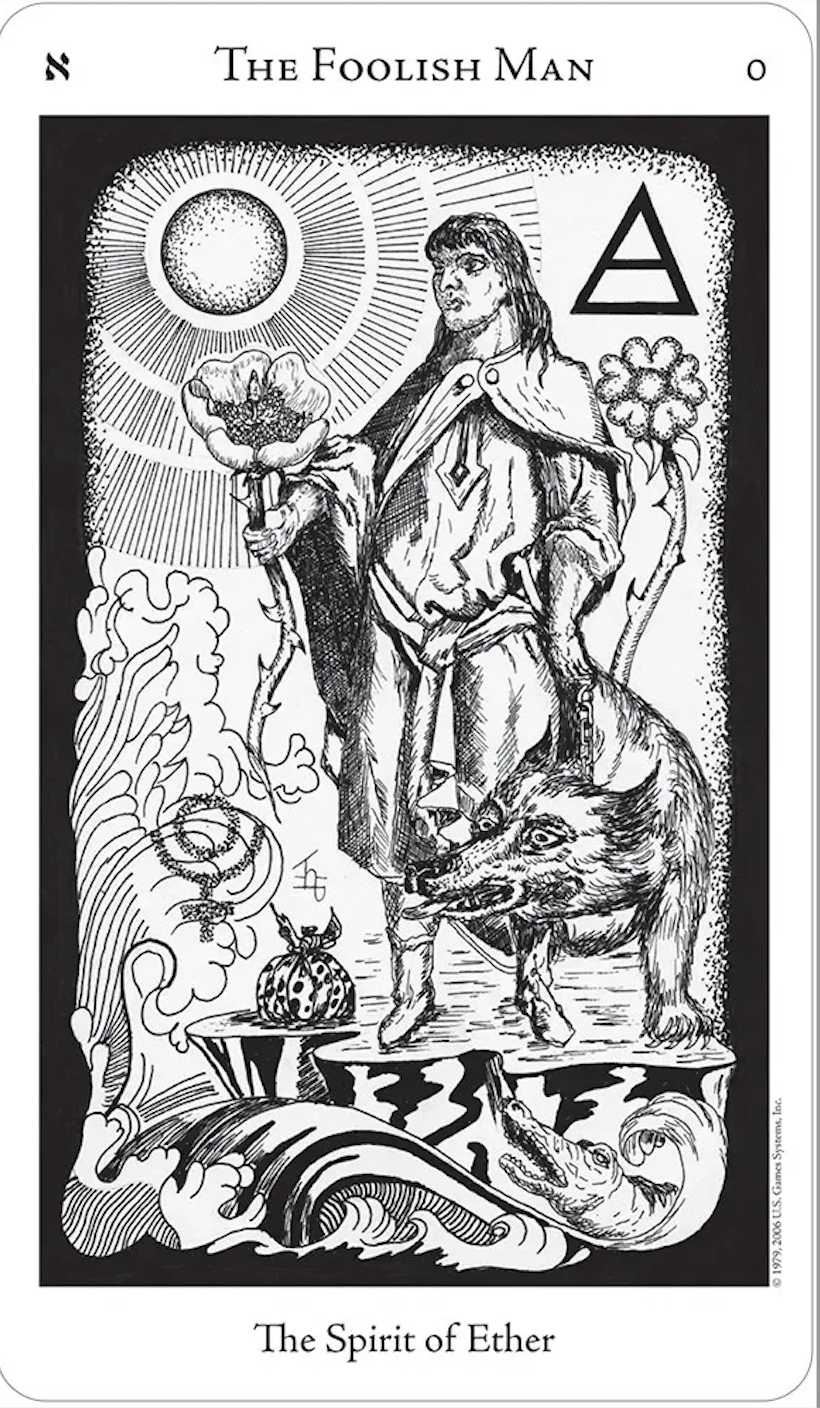 Card Example: The Spirit of Ether - The Hermetic Tarot by Godfrey Dowson