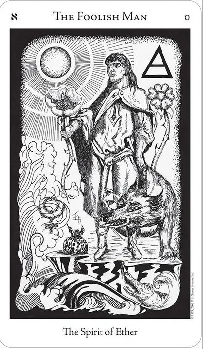 Card Example: The Spirit of Ether - The Hermetic Tarot by Godfrey Dowson