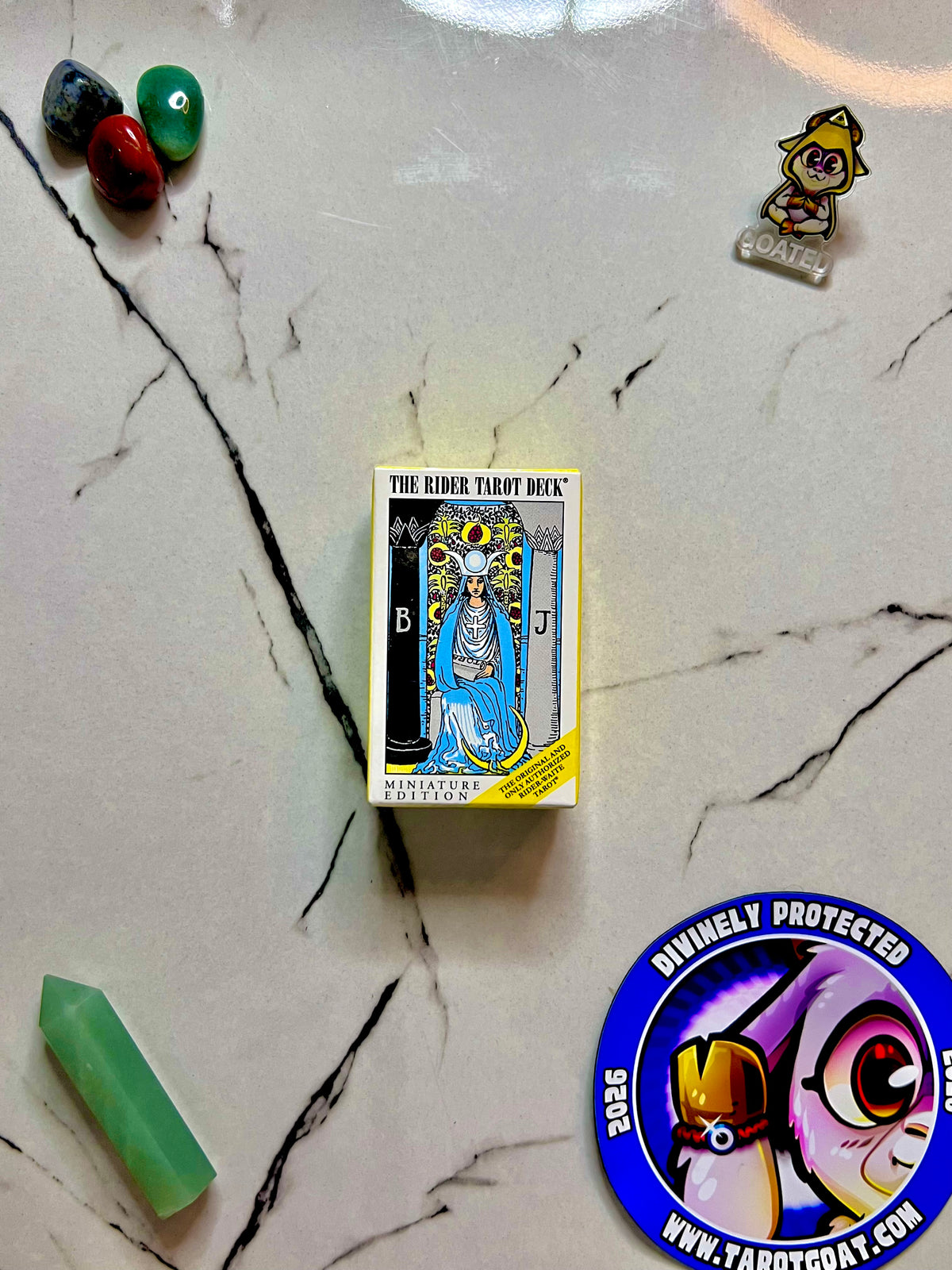 Tarot deck mini size with the High Priestess for sale online free shipping