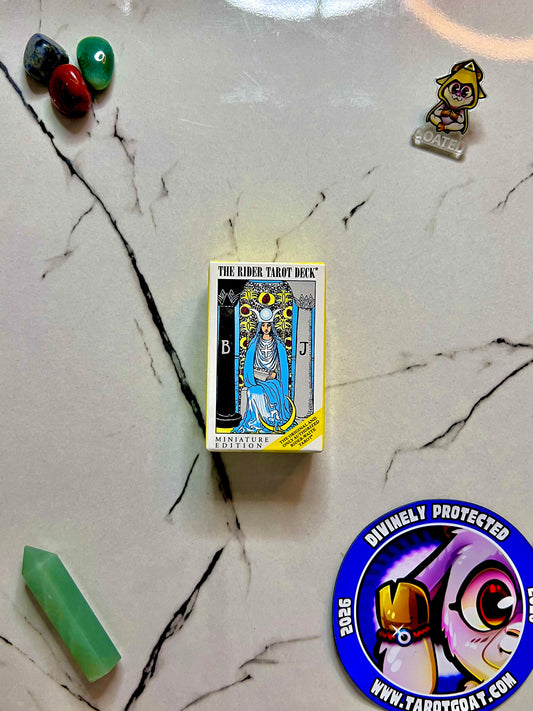 Tarot deck mini size with the High Priestess for sale online free shipping
