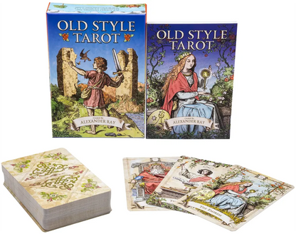 Old Style Tarot Deck by Alexander Ray, Vintage European Style Tarot Cards for Divination