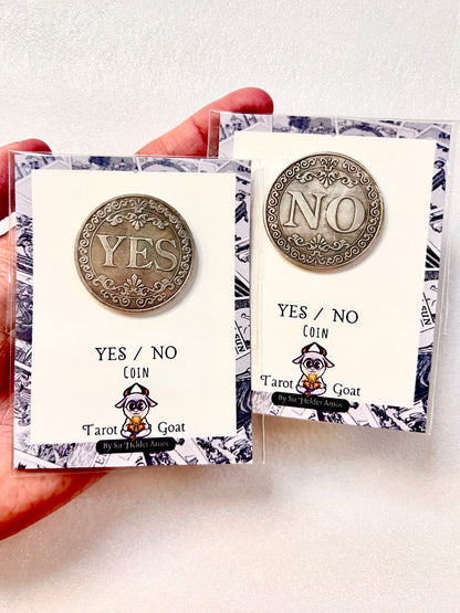 Set of 2 Yes / no flip coin for sale fast shipping in the us