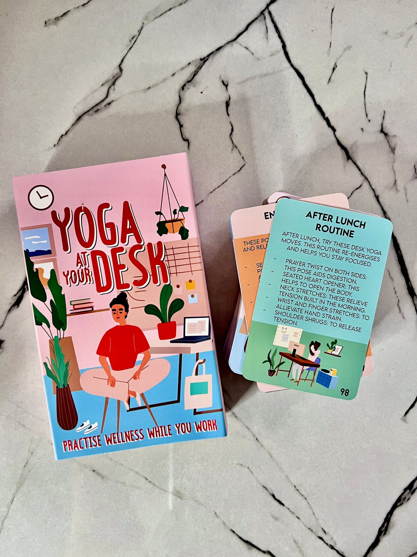 practice yoga at your desk and office for sale 