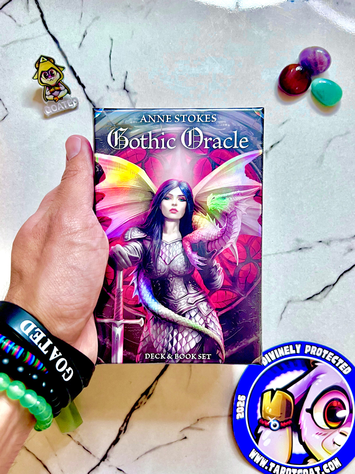 best gothic oracle deck for beginners, Anne Stokes oracle cards with guidebook, buy oracle deck online
