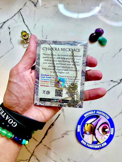 best chakra necklace for beginners, 7 chakra crystal necklace with free shipping, buy chakra jewelry online
