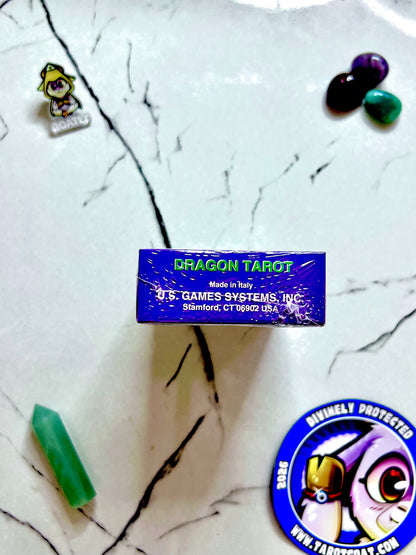 Low stock alert, Dragon Tarot deck ships free, fantasy tarot for sale
