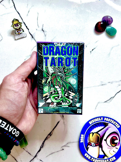 Must-have for fantasy girlies and tarot girlies, Dragon Tarot deck trending online
