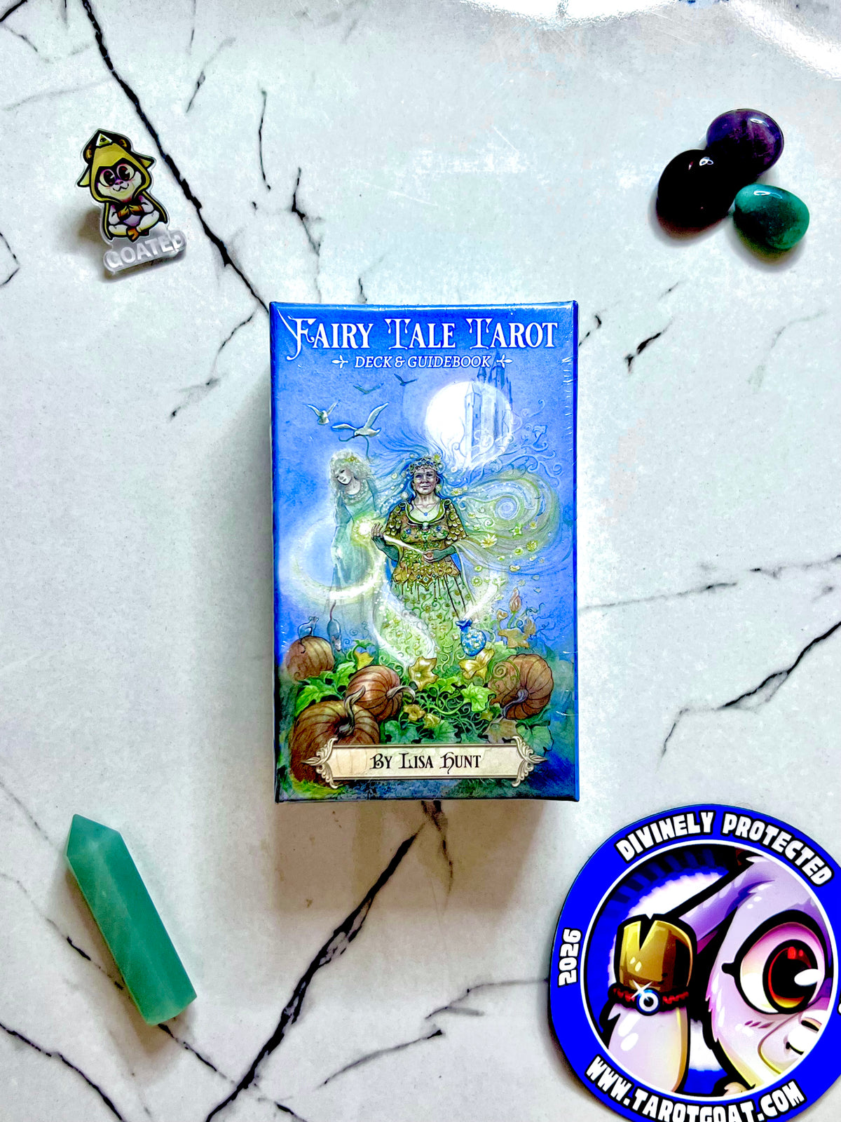 Fairy Tale Tarot deck and guidebook by Lisa Hunt, fairy tale tarot cards for storybook readings
