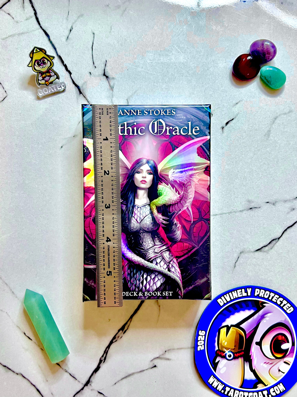 Anne Stokes Gothic Oracle review, gothic oracle card meanings for shadow work
