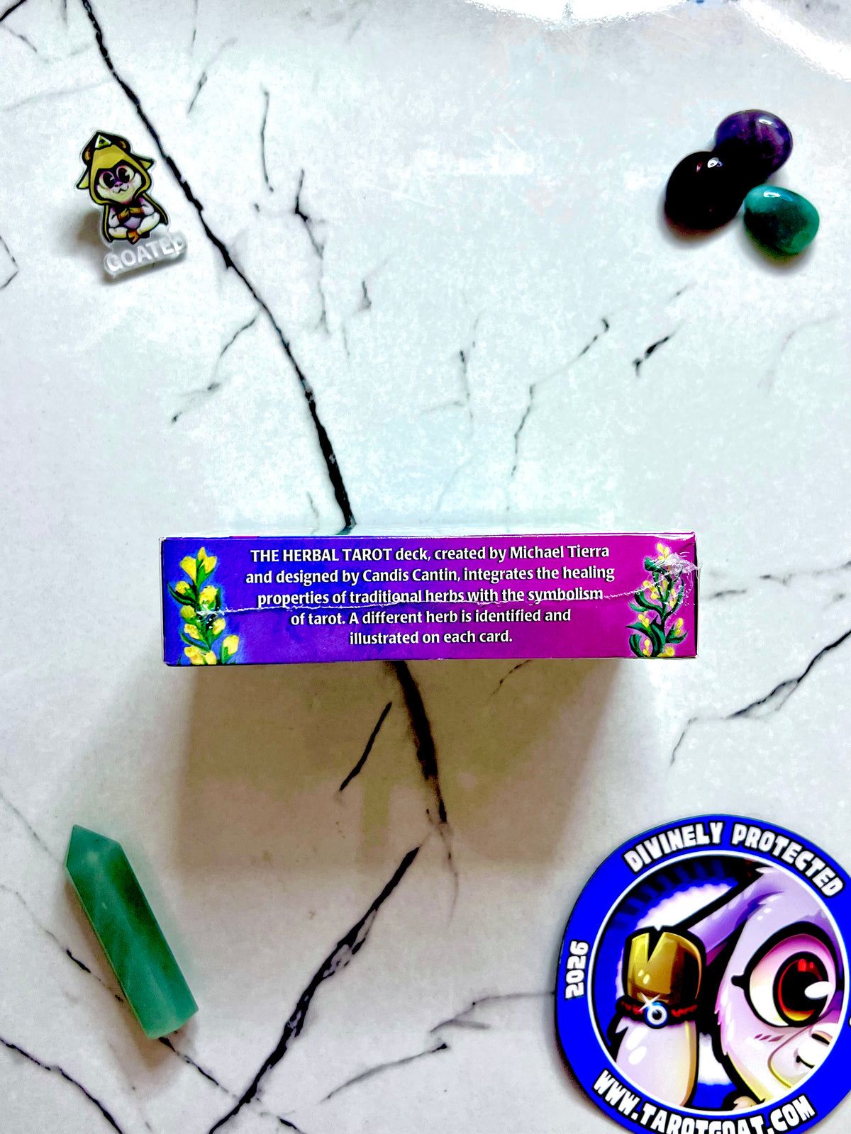 Michael Tierra Herbal Tarot review, 78 card herbalism tarot deck for plant medicine lovers
