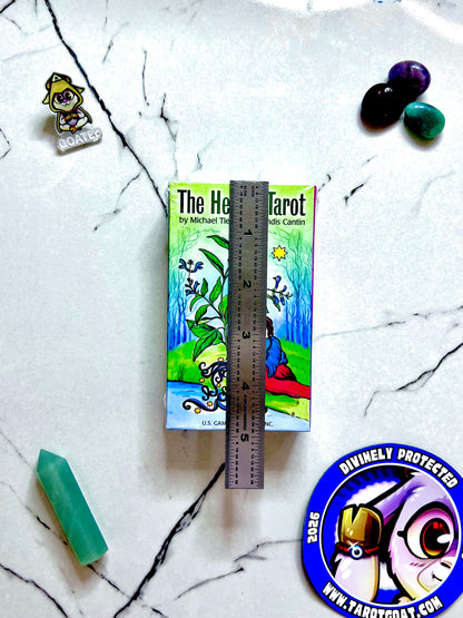 botanical tarot deck with free shipping, green witch tarot cards, herbal tarot deck for sale
