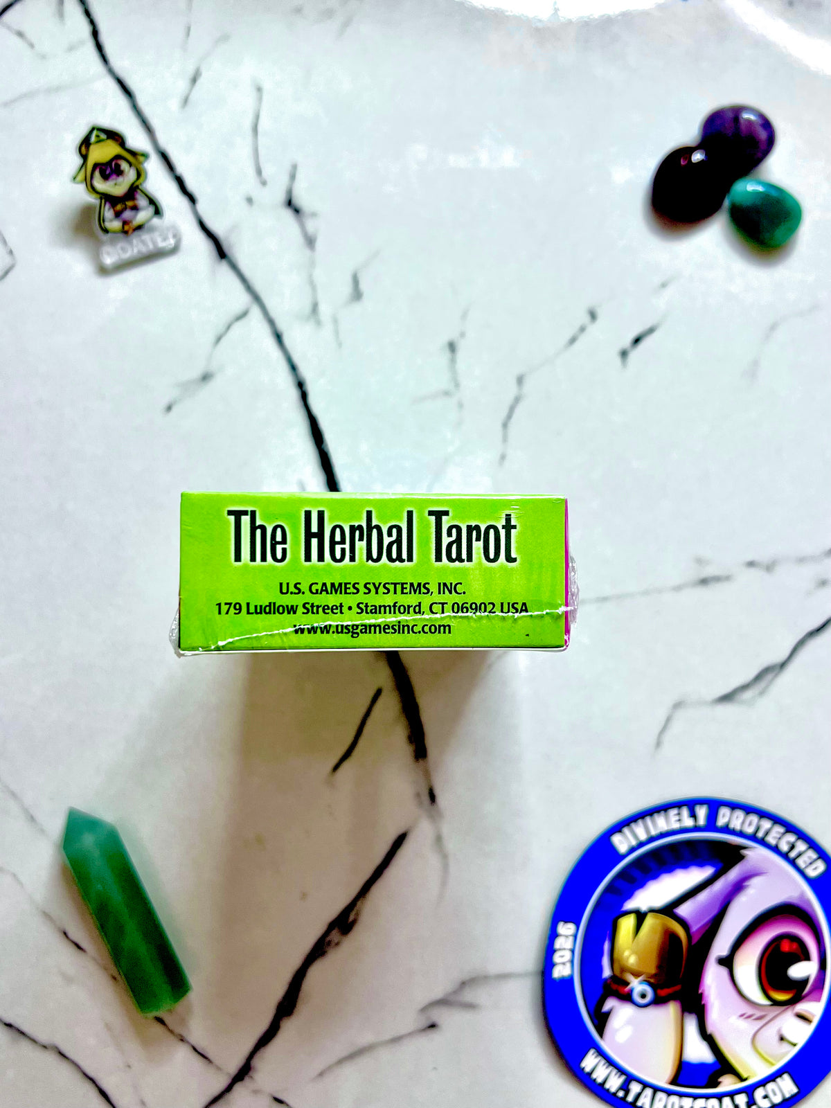 US Games Systems Herbal Tarot deck, tarot cards with herbs and plants for nature witches
