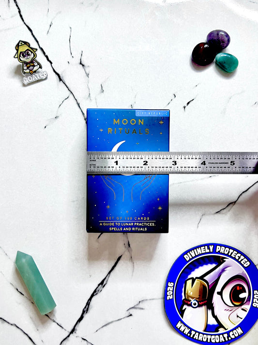 Moon Rituals card deck going viral, moon spells and rituals for online shopping
