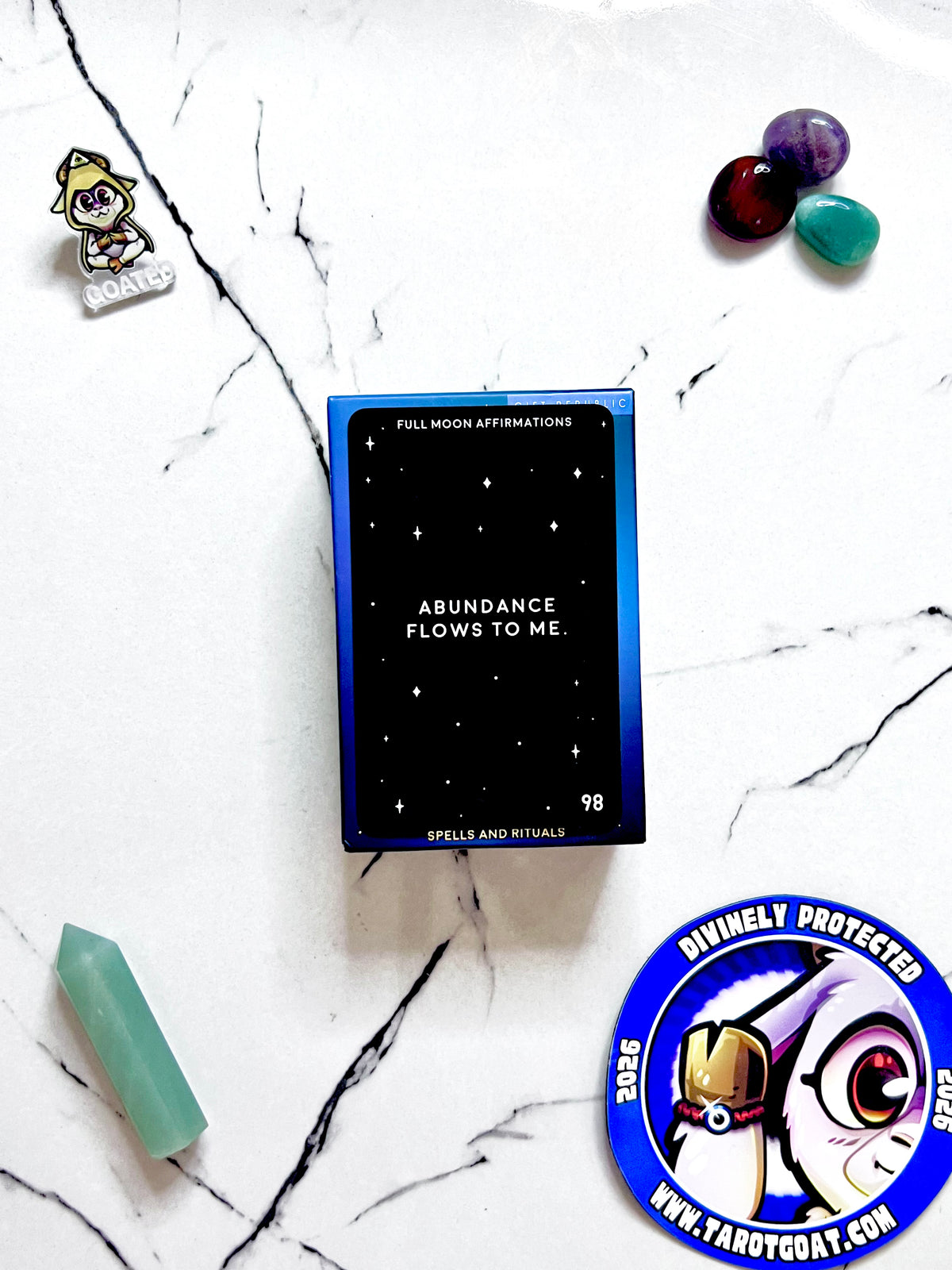 Restocked and selling out again, Moon Rituals 100 cards with free shipping, lunar spells deck for girls and boys 
