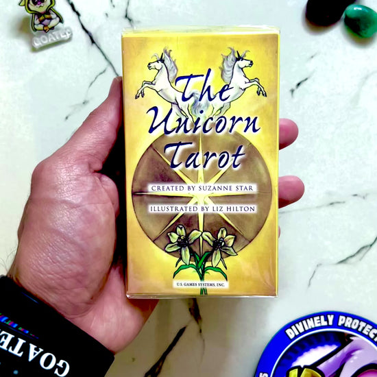 Watch before it sells out, Unicorn Tarot by Suzanne Star viral on TikTok Shop, illustrated by Liz Hilton, add to cart
