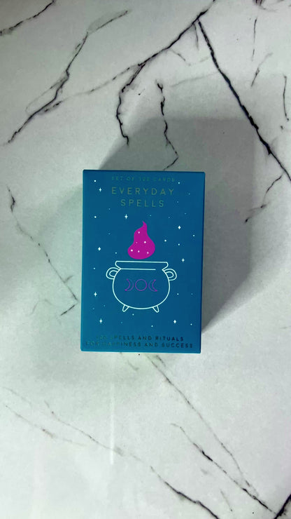 Everyday Spells Set of 100 Cards with Easy Spells for beginners unboxing
