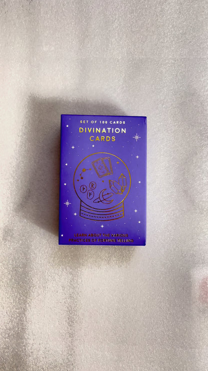 ASMR Unboxing the Divination Cards to learn about different fortune telling and spiritual practices Tarot Reading, Runes, Palm Reading, Tea Leaf Reading