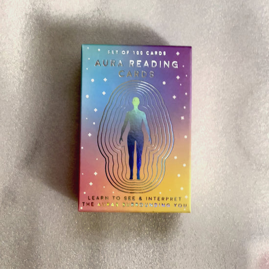 ASMR Unboxing of the Aura Reading Cards for discovering your Aura Color