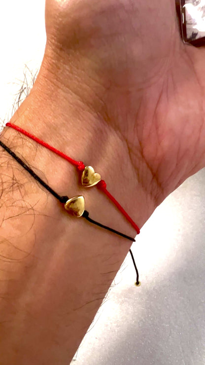 LOVE AMULET: Connected by Heart – Minimalist Bracelets for Friendship and Love