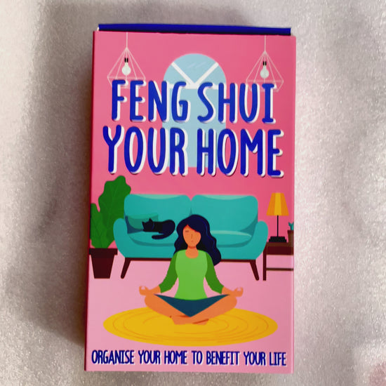 ASMR Unboxing Feng Shui your home - Organise your home to benefit your life - set of 100 cards for learning beginners 