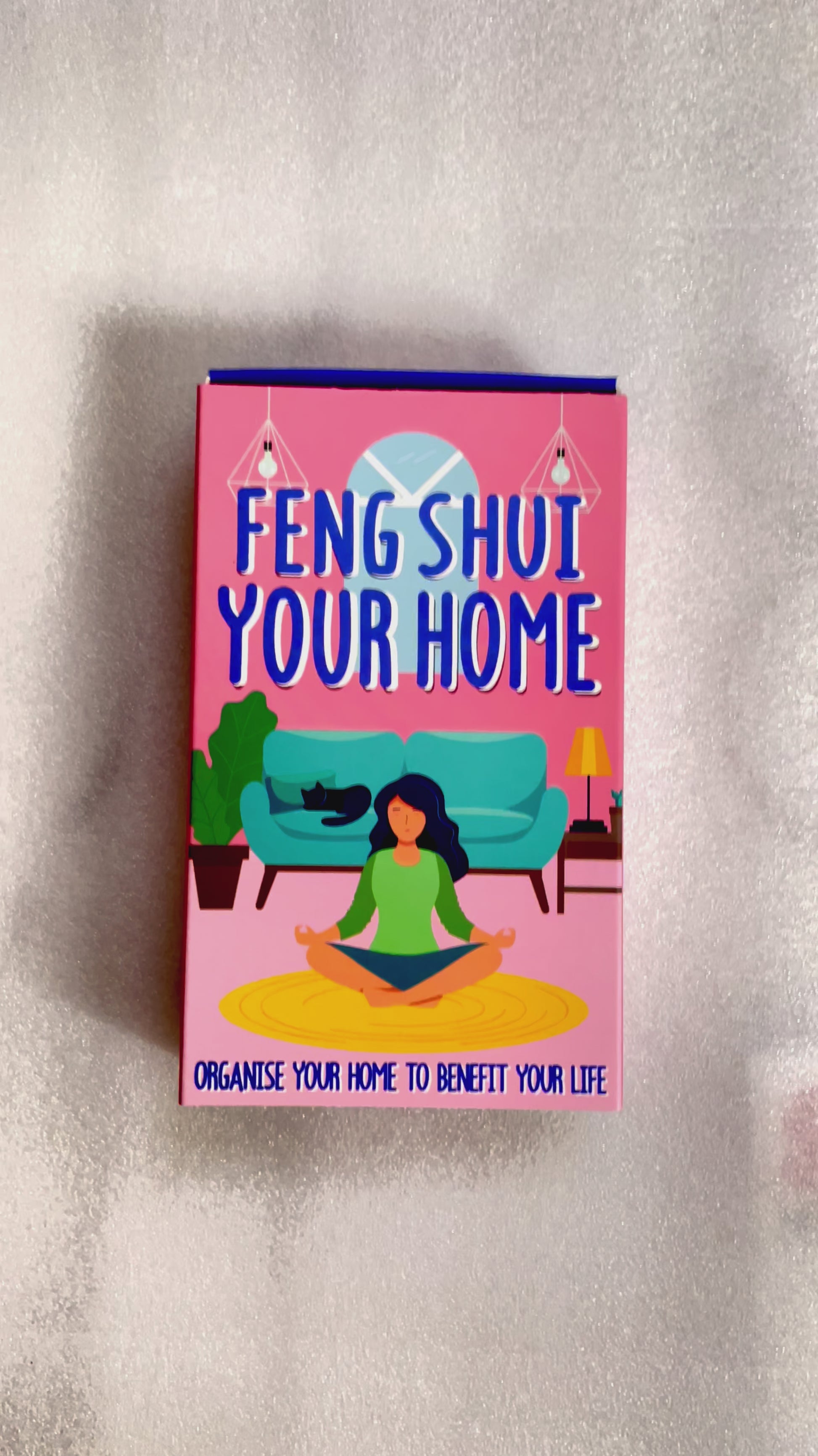 ASMR Unboxing Feng Shui your home - Organise your home to benefit your life - set of 100 cards for learning beginners 