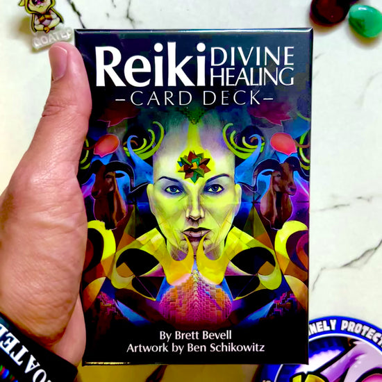 Reiki Divine Healing Card Deck flip through, Brett Bevell reiki healing cards, buy on TikTok Shop
