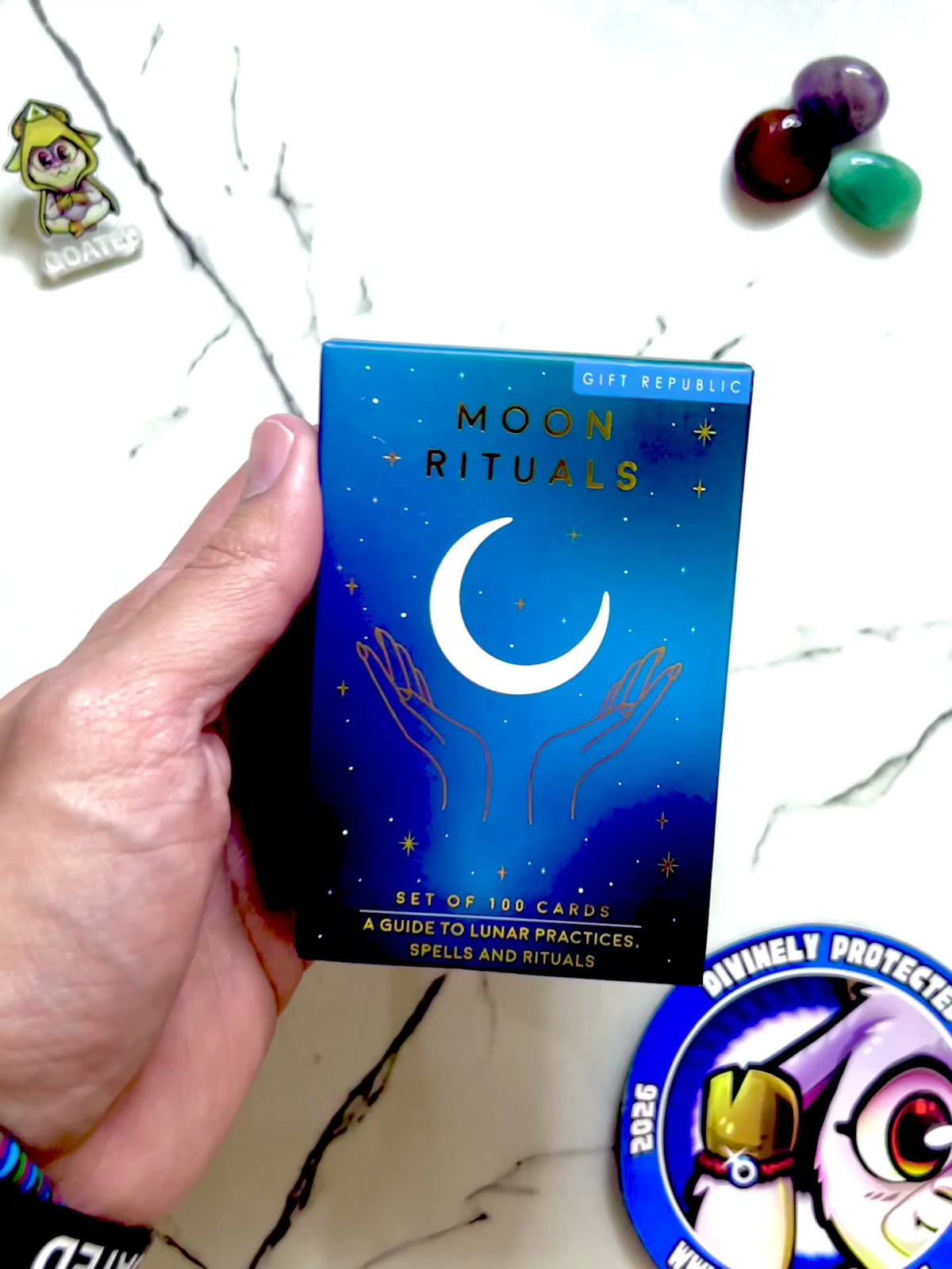 Watch this before it sells out, Moon Rituals 100 cards viral on TikTok Shop, add to cart with free shipping