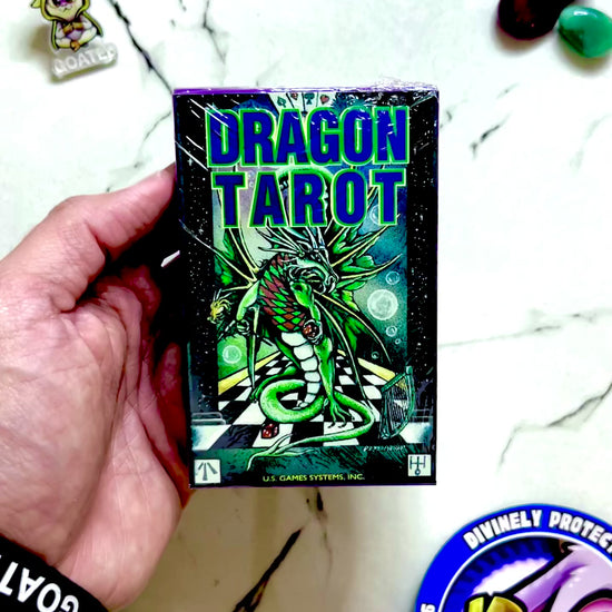 Watch this before it sells out, Dragon Tarot deck viral on TikTok Shop, add to cart with free shipping

