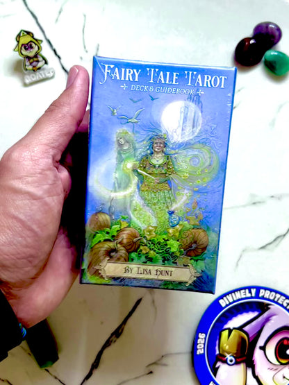 Fairy Tale Tarot deck flip through by Lisa Hunt, storybook tarot cards with guidebook, buy on TikTok Shop
