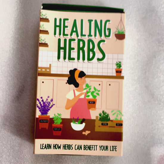 ASMR Unboxing Healing Herbs - Learn how Herbs can benefit your life - Deck of 100 Flash cards holistic medicine 