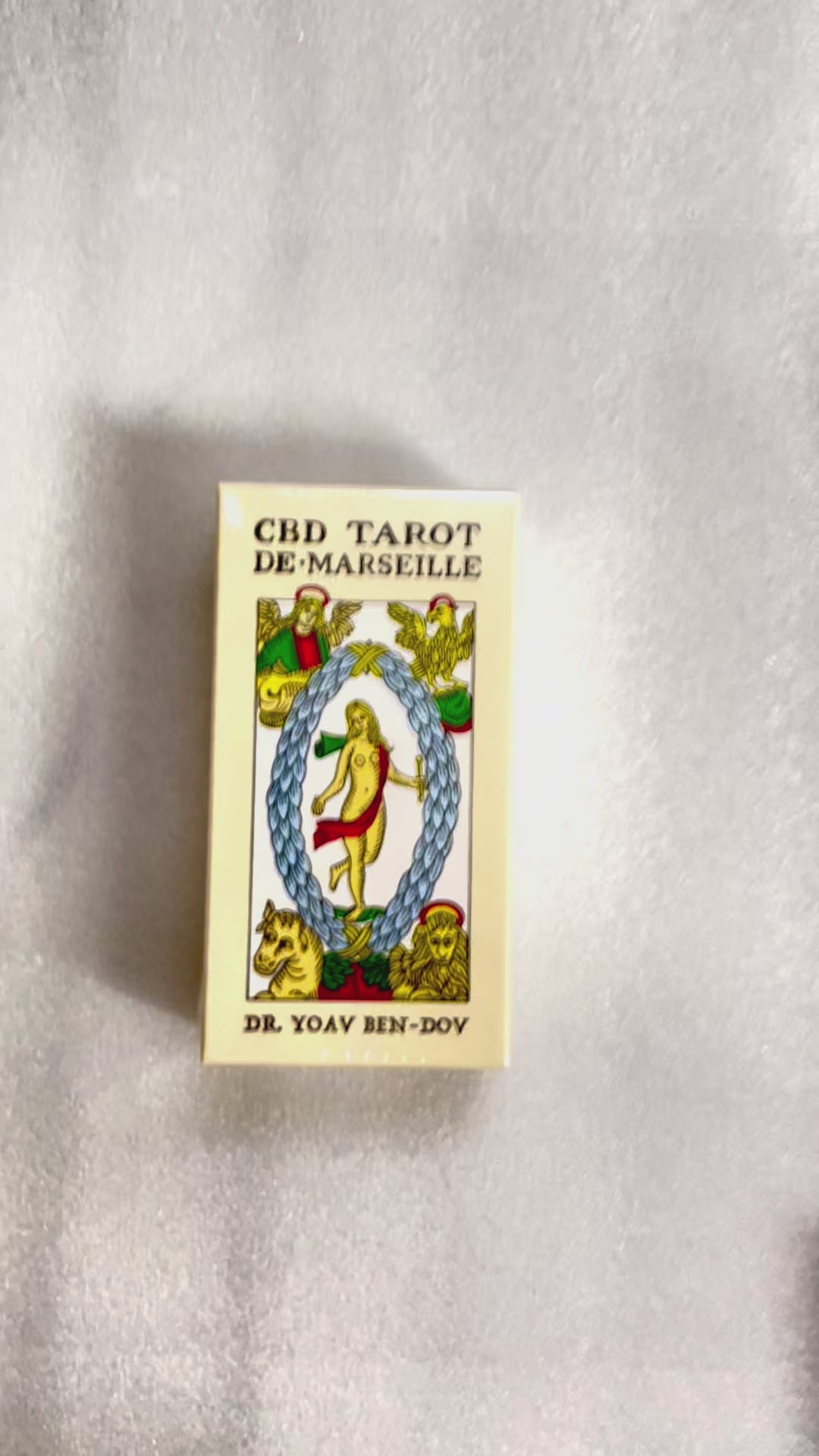 ASMR CBD Tarot De MArseille Dr Yoac Ben DOV - 79 Cards Tarot Deck for sale 