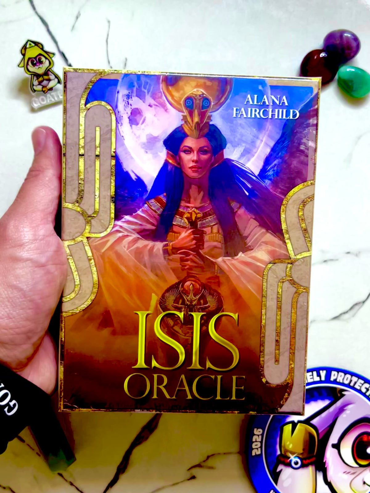 Isis Oracle deck flip through by Alana Fairchild, Egyptian goddess oracle cards, buy on TikTok Shop
