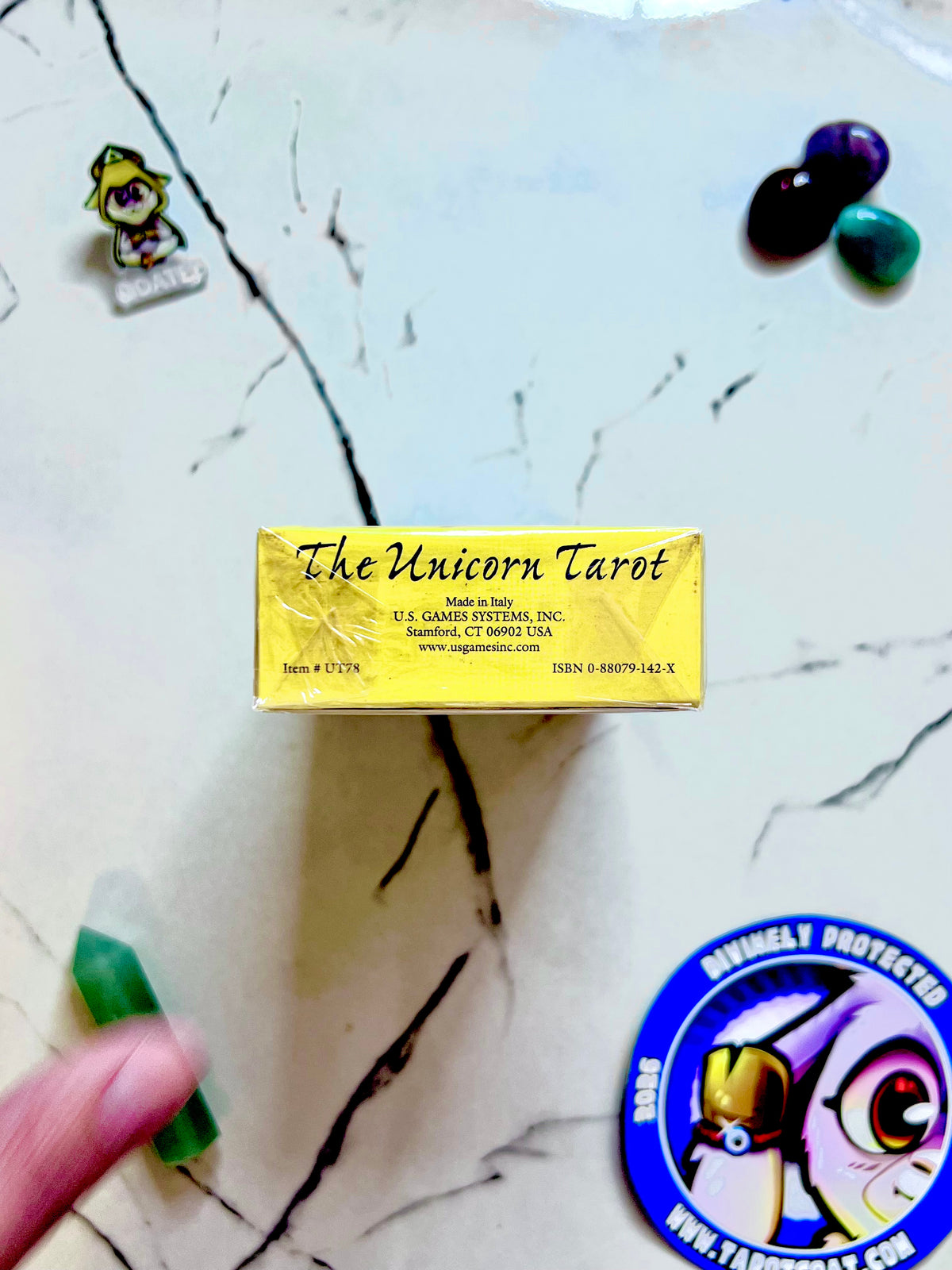 Main character tarot era, Unicorn Tarot Liz Hilton art, perfect first tarot deck, shop online now
