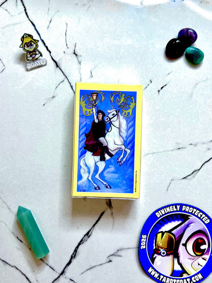Low stock alert, Unicorn Tarot by Suzanne Star ships free, beginner-friendly 78 card deck online
