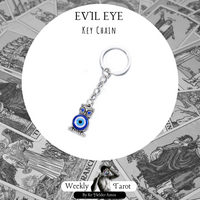 Owl Animal Spirit Evil Eye Keychain