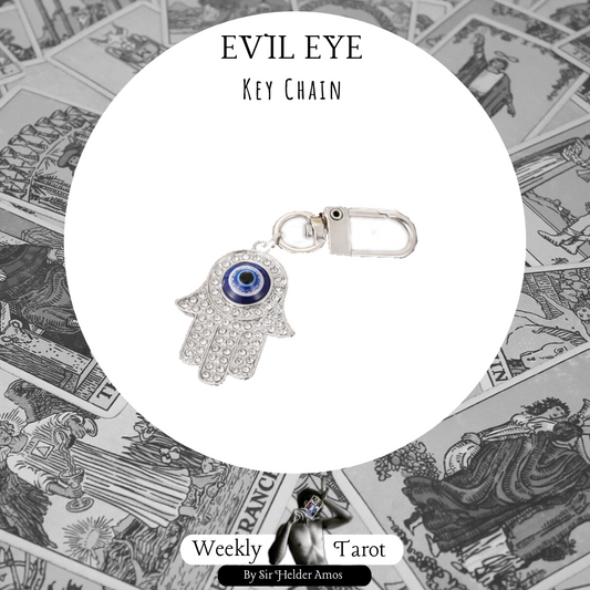 Hamsa Hand Evil Eye Keychain