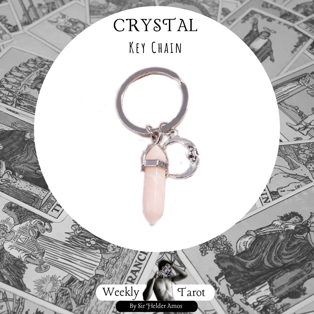 Moon Crystal Keychain