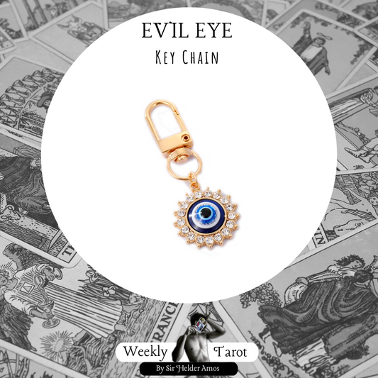 ~ CLEARANCE ~ Sun Evil Eye Keychain