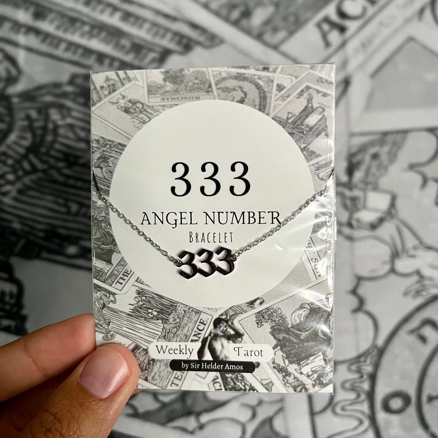 333 Angel Number ~ Stainless Steel Bracelet