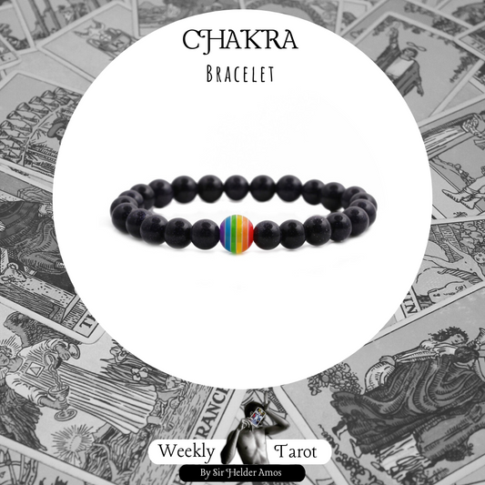 Minimalist Obsidian Chakra Balancing Bracelet