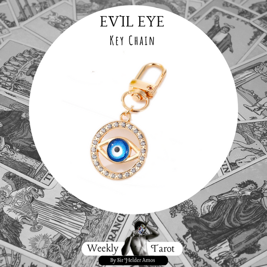 Golden Eye Evil Eye Keychain